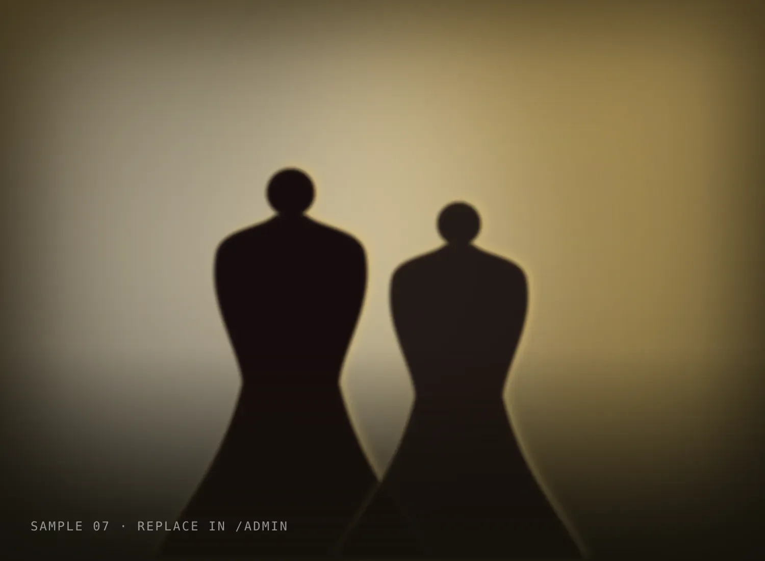 Sample placeholder: two travellers